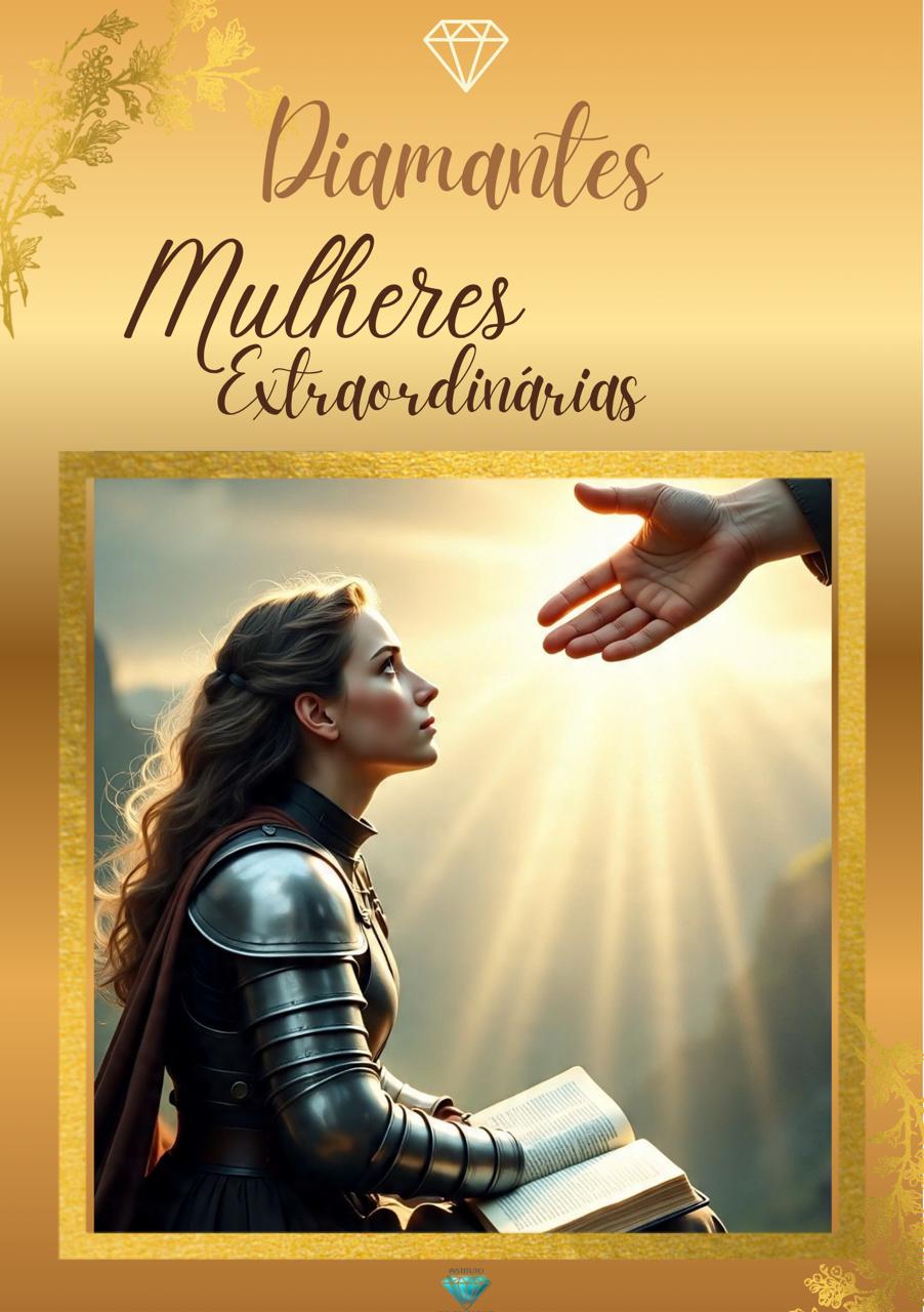 Capa do livro Diamantes — Mulheres Extraordinárias, co-autoria de Mariana Meletti